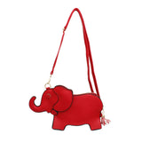 Bag Red Elephant Crossbody Clutch for Women DST