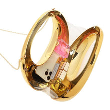 Cargar imagen en el visor de la galería, Handbag Gold Mirror Crescent Moon Evening Bag
