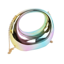 Cargar imagen en el visor de la galería, Handbag Multi Mirror Crescent Moon Evening Bag
