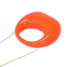 Cargar imagen en el visor de la galería, Handbag Orange Crescent Moon Evening Bag Women
