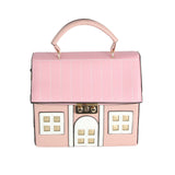 Top Handle Pink Cottage Dollhouse Handbag