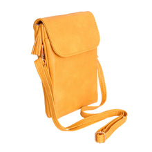 Cargar imagen en el visor de la galería, Mustard Flap Snap Mobile Crossbody
