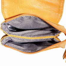 Cargar imagen en el visor de la galería, Mustard Flap Snap Mobile Crossbody
