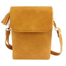 Cargar imagen en el visor de la galería, Mustard Flap Snap Mobile Crossbody

