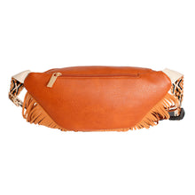 Cargar imagen en el visor de la galería, Brown Fringe Fanny Pack
