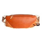 Brown Fringe Fanny Pack