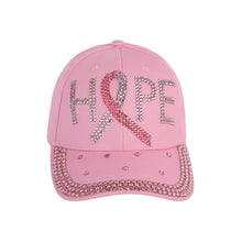 Cargar imagen en el visor de la galería, Hat Pink Breast Cancer Ribbon HOPE Baseball Cap
