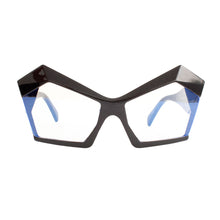 Load image into Gallery viewer, BLB Glasses Black Dramatic Cat Eye Retro Eyewear
