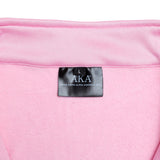 AKA Greek Apparel L Pink Zip Up Track Jacket