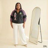 AKA Greek Apparel 2XL Black Windbreaker Jacket
