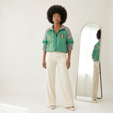 AKA Greek Apparel Medium Green Windbreaker Jacket