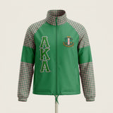 AKA Greek Apparel Small Green Windbreaker Jacket