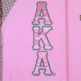 AKA Greek Apparel Medium Pink Windbreaker Jacket