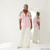 AKA Greek Apparel XLarge Pink Windbreaker Jacket