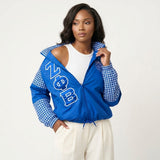 ZPB Apparel Large Royal Blue Windbreaker Jacket