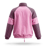 AKA Apparel Large Pink & Black Windbreaker Jacket