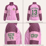 AKA Apparel XLarge Pink & Black Windbreaker Jacket