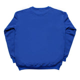 ZPB Greek Gear M Blue Embroidered Crew Sweatshirt