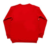 DST Greek Gear XL Red Embroidered Crew Sweatshirt