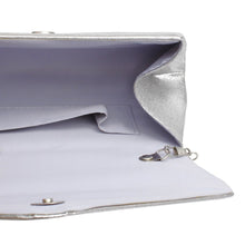 Cargar imagen en el visor de la galería, Evening Clutch Silver Phoenix Envelope Bag Women
