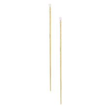 Cargar imagen en el visor de la galería, Shoulder Duster Gold Herringbone Chain Earrings
