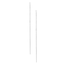 Load image into Gallery viewer, Shoulder Duster Silver Herringbone Chain Earrings
