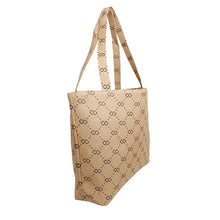 Cargar imagen en el visor de la galería, Tote Luxe Link Khaki Straw Bag for Women
