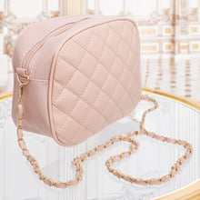 Cargar imagen en el visor de la galería, Crossbody Small Pink Quilted Chain Strap Bag Women
