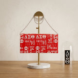 DST Sorority Pride Graphic Print Fold Over Clutch