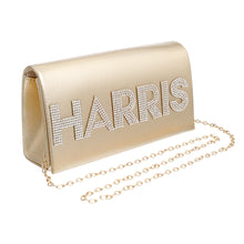 Cargar imagen en el visor de la galería, Clutch Harris Campaign Gold Bag for Women
