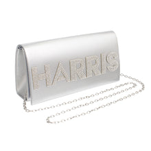 Cargar imagen en el visor de la galería, Clutch Harris Campaign Silver Bag for Women
