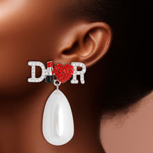 Load image into Gallery viewer, White Pearl Dangles - Couture Elegance
