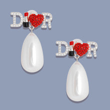 Load image into Gallery viewer, White Pearl Dangles - Couture Elegance
