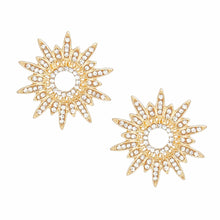 Cargar imagen en el visor de la galería, Stud Celestial Star Gold Earrings for Women
