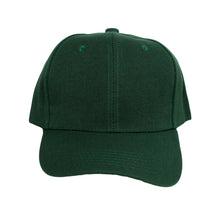 Cargar imagen en el visor de la galería, Hat Green Canvas Baseball Cap for Women
