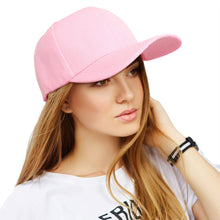 Cargar imagen en el visor de la galería, Hat Pink Canvas Baseball Cap for Women
