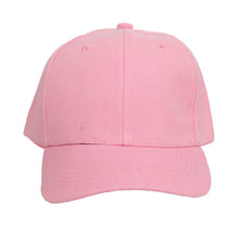 Cargar imagen en el visor de la galería, Hat Pink Canvas Baseball Cap for Women
