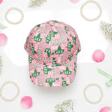AKA Sorority Pride Graphic Print Baseball Hat