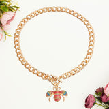Rainbow Rendezvous: Bee Charm Necklace