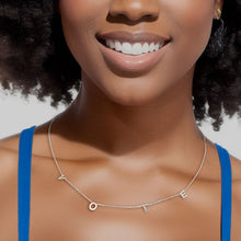 Cargar imagen en el visor de la galería, Necklace VOTE Station Silver Chain for Women
