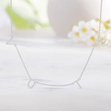 Cargar imagen en el visor de la galería, Necklace VOTE Station Silver Chain for Women
