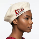 Delta Sigma Theta Red Fortitude Rhinestone Brooch