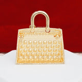 Brooch Red Mini Iconic Handbag Parisian Pin