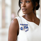 Zeta Phi Beta 1920 Ribbon Charm Brooch