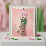 Alpha Kappa Alpha Glamour Lady Brooch Lapel Pin