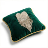 Brooch Gold Playful and Flirty Fringe Heart Pin