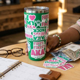 Alpha Kappa Alpha 60 Piece Sticker Set
