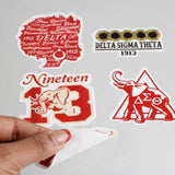 Delta Sigma Theta 60 Piece Sticker Set