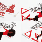 Delta Sigma Theta 60 Piece Sticker Set