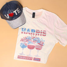 Load image into Gallery viewer, Shirt S White HARRIS PRESIDENT Bling for Women
